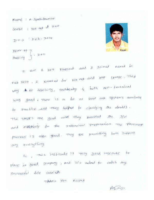 Dot Student Testimonial