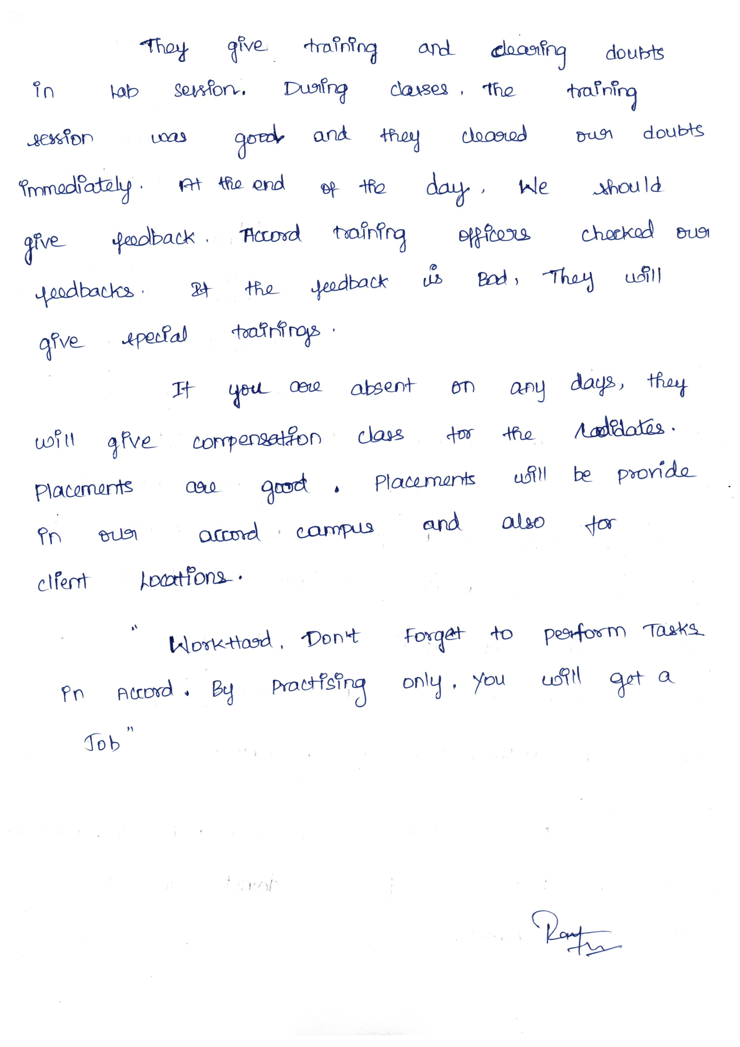 Dot Student Testimonial